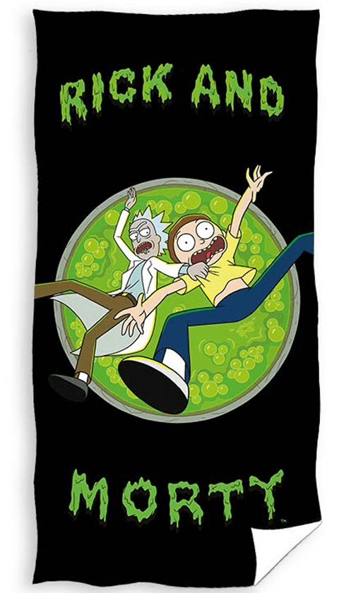 Rick & Morty strandlaken 70 x 140 cm