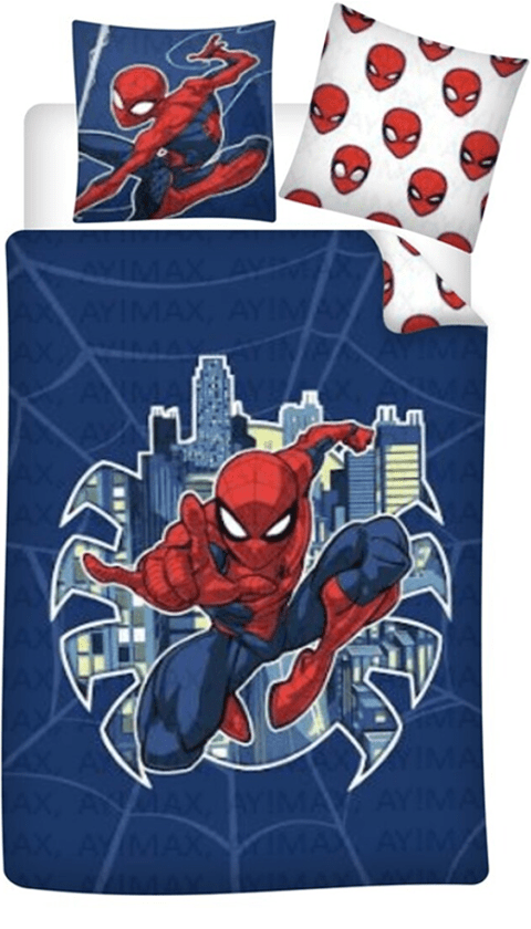 SpiderMan Dekbedovertrek City 140 x 200 cm - Polykatoen - pre order