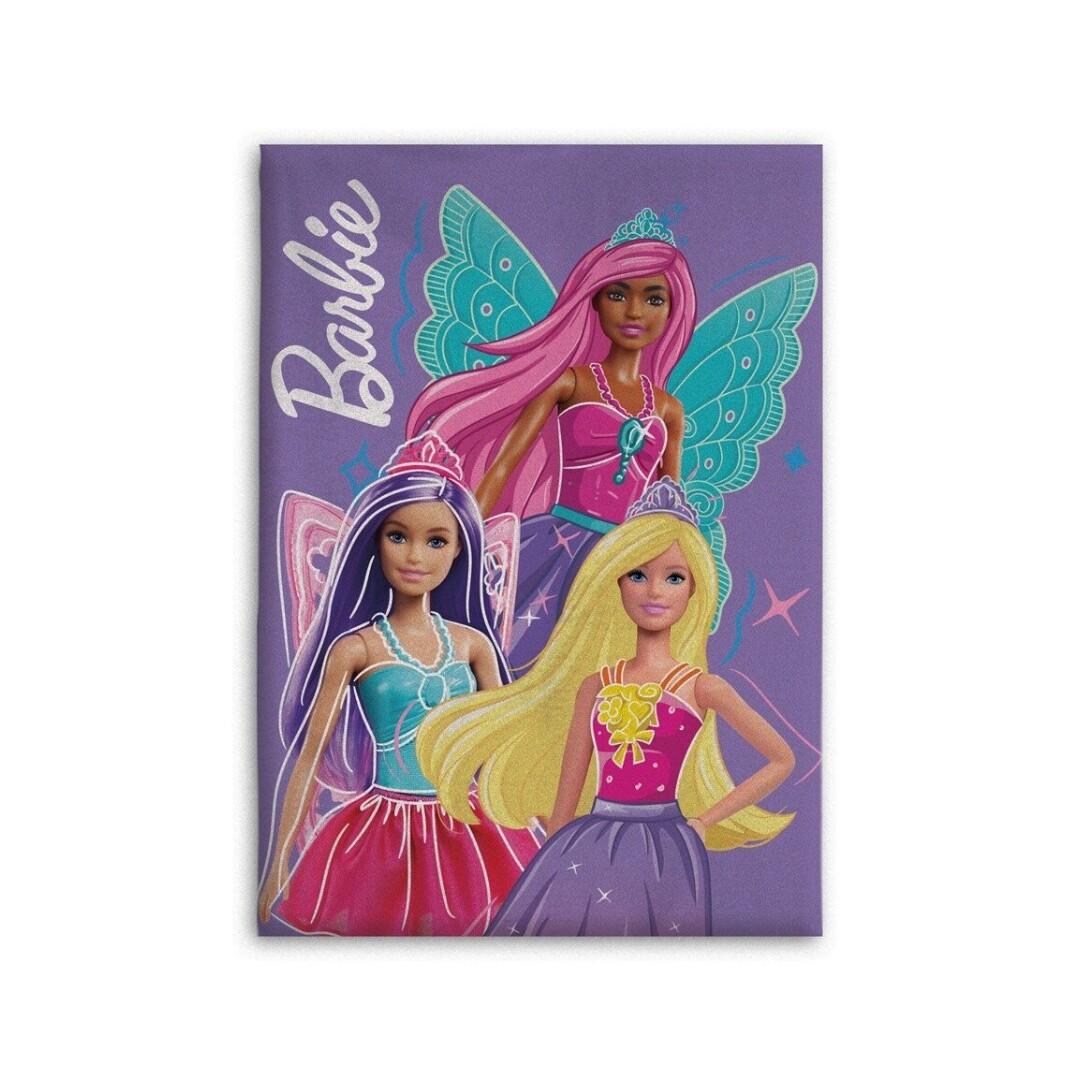 Barbie Fleece plaid 100 x 140 cm Paars