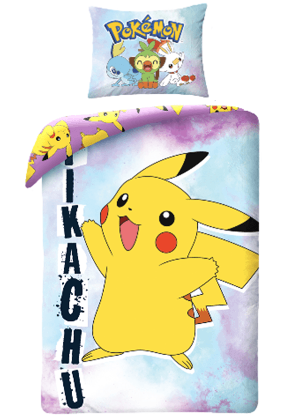 Pokémon Dekbedovertrek Pikachu 140 x 200 cm (Multi)