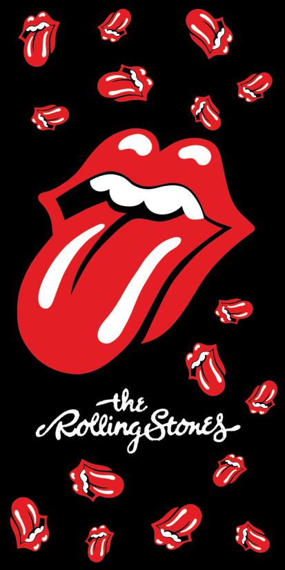 The Rolling Stones Strandlaken - 70 x 140 cm