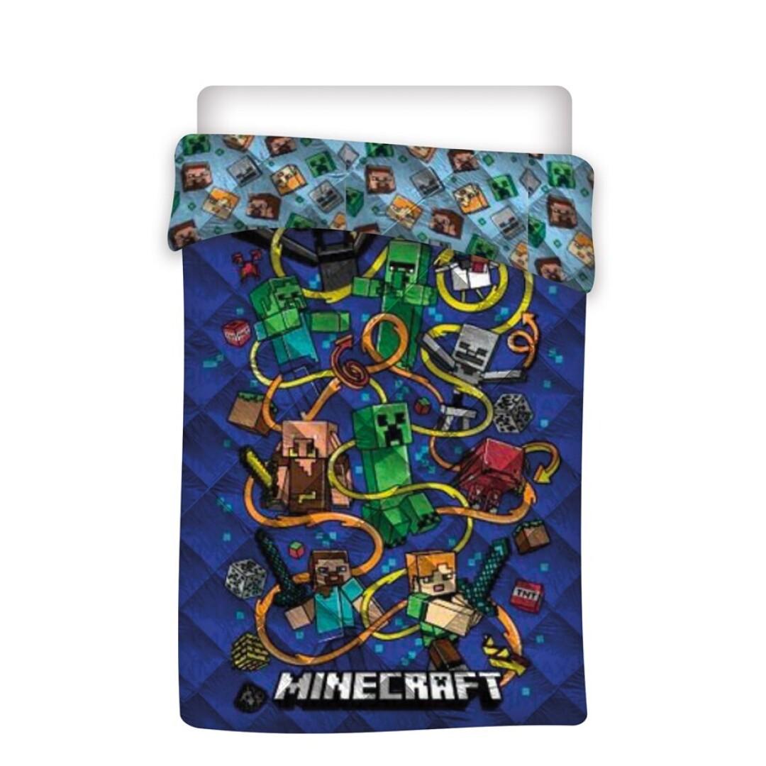 Minecraft Beddensprei 140 x 200 cm polyester