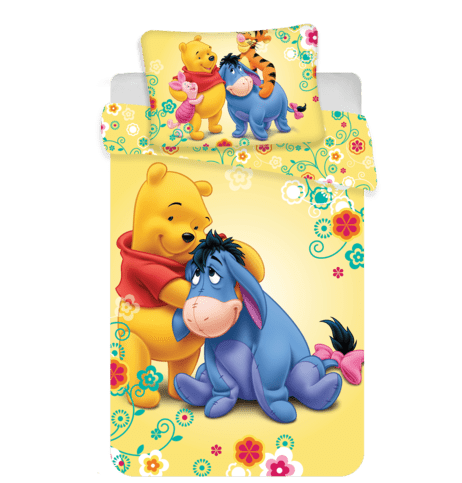 Winnie The Pooh & Ioor dekbedovertrek 100 x 135 cm - Katoen