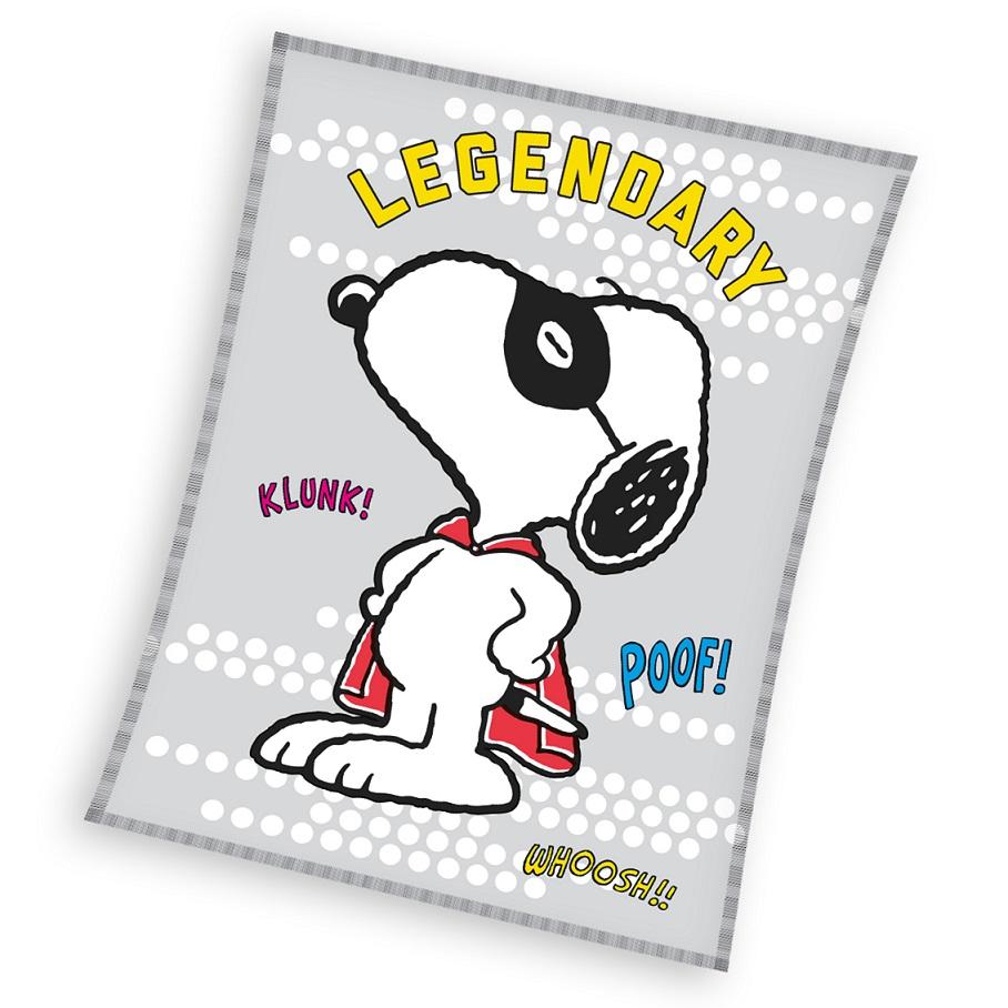 Snoopy fleece plaid Legendary - 150 x 200 cm