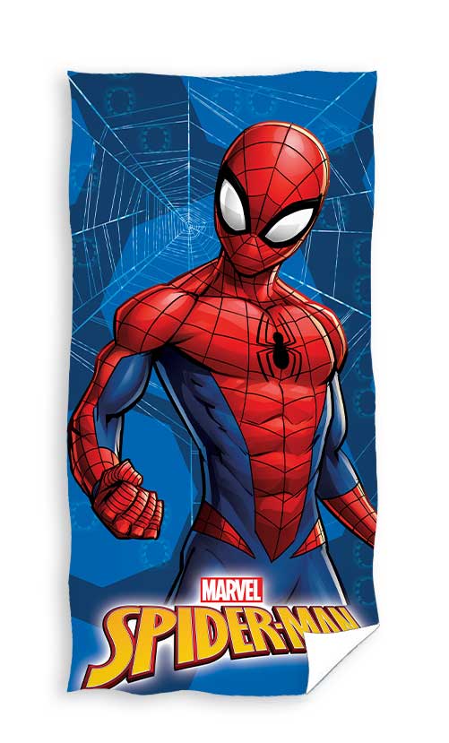 Marvel Spiderman strandlaken web 70 x 140 cm - katoen