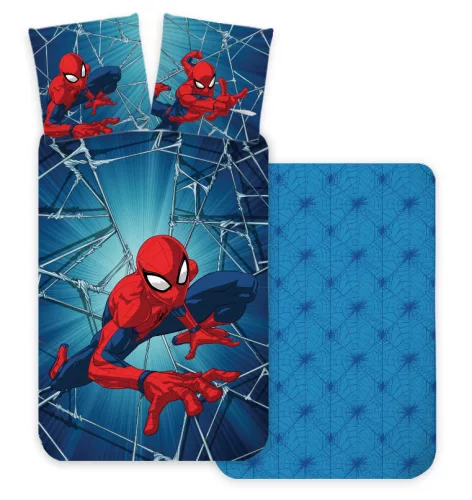 Spiderman peuterdekbedovertrek Web 100 x 135 cm 40 x 60 cm