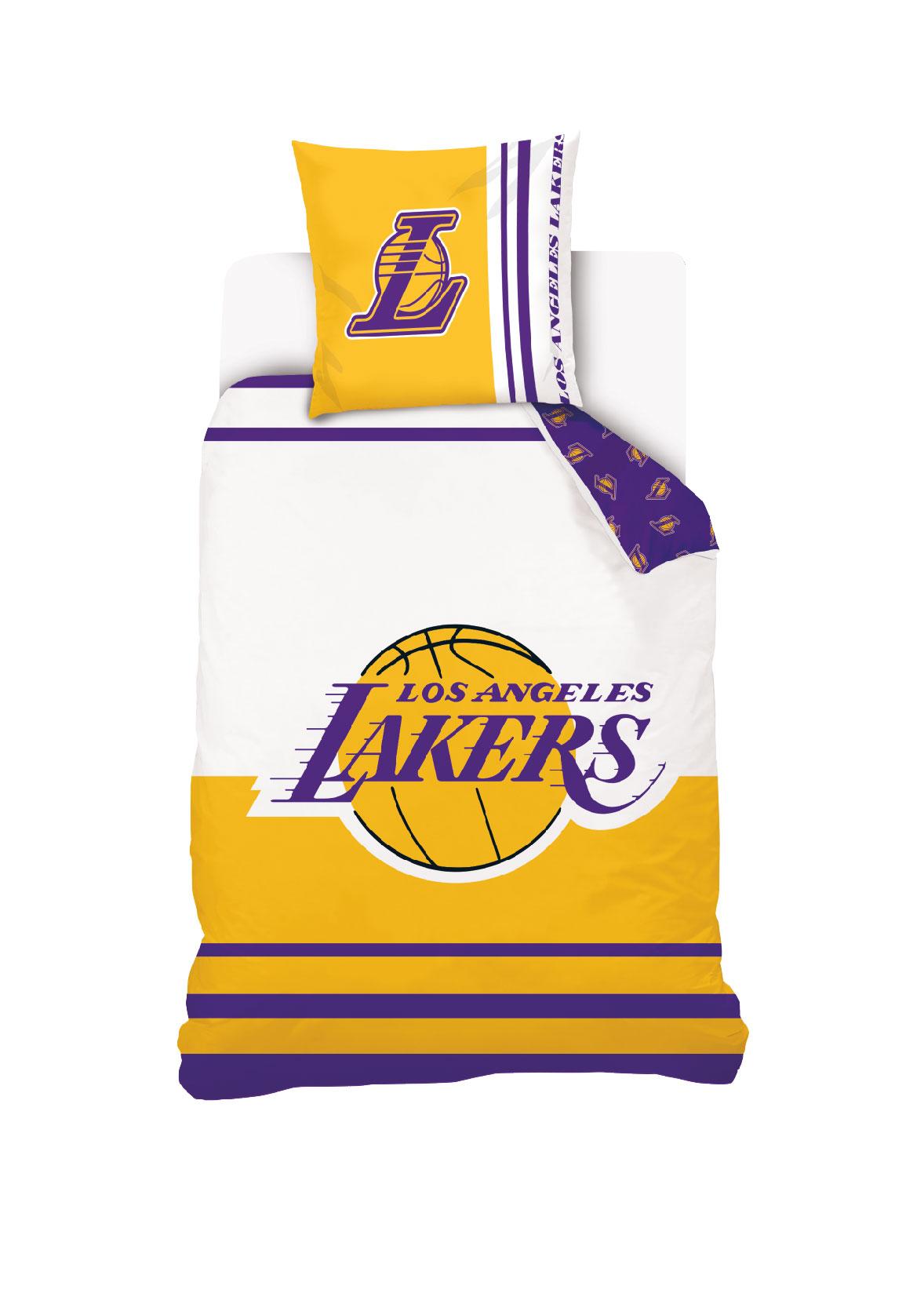 Lakers Dekbedovertrek 140 x 200 cm - 70 x 90 cm - katoen