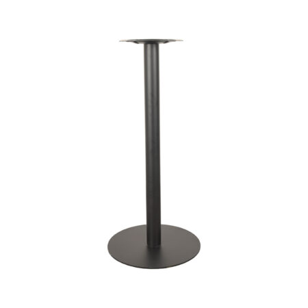 LABEL51 Bartafel Tafelpoot Enkel - Zwart - Metaal - Enkel Rond 108 cm