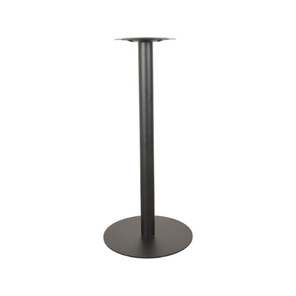 LABEL51 Bartafel Tafelpoot Enkel - Zwart - Metaal - Enkel Rond 108 cm