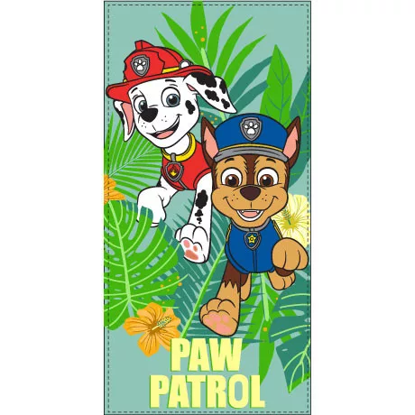 Paw Patrol handdoek - 70 x 140 cm. - PAW strandlaken - sneldrogend