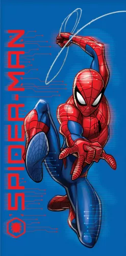 Spiderman strandlaken shooting a web 70 x 140 cm katoen