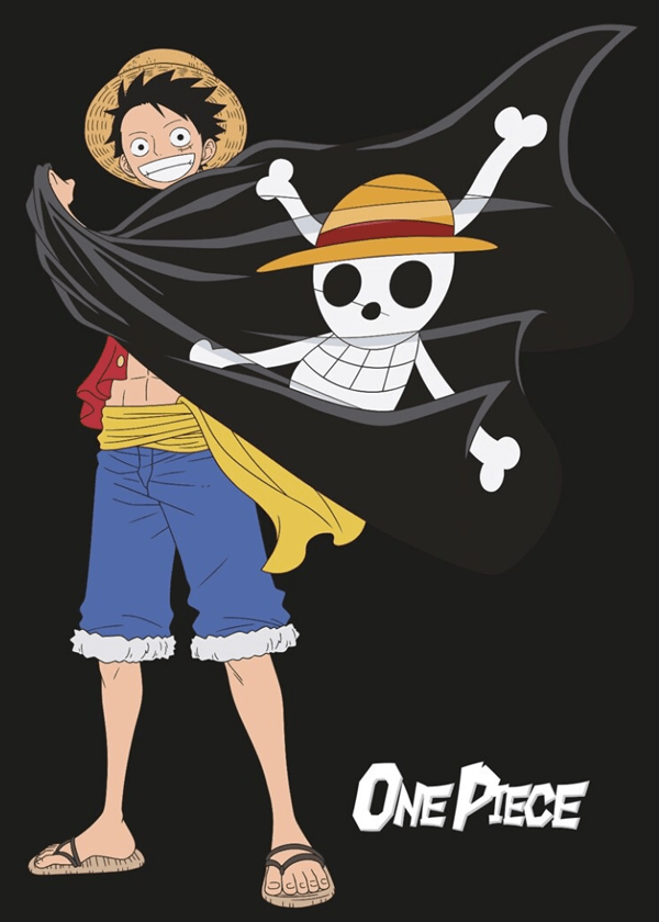 One Piece Fleece Plaid 100 x 140 cm - zwart