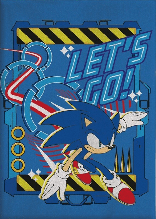 Sonic Fleece plaid Let's Go 110 x 150 cm