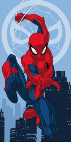 Spiderman strandlaken Shoot 70 x 140 cm - katoen - pre order