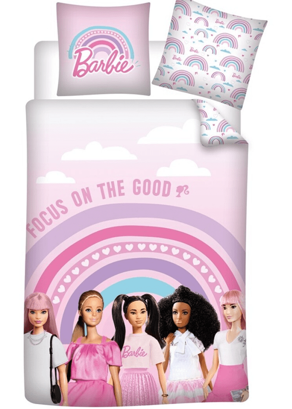 Barbie dekbedovertrek 140 x 200 cm - 65 x 65 cm - katoen - pre order