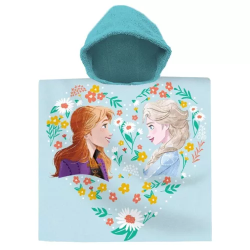 Frozen poncho Anna en Elsa 60 x 120 cm