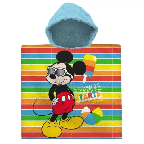 Mickey Mouse poncho Summer 60 x 120 cm