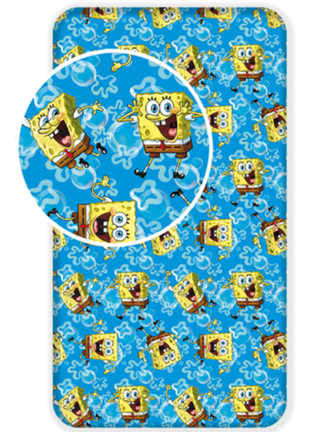 Spongebob Hoeslaken 90 x 200 cm