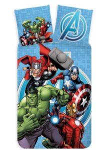 Marvel Avengers Dekbedovertrek Blauw - 140 x 200 cm - 70 x 90 cm