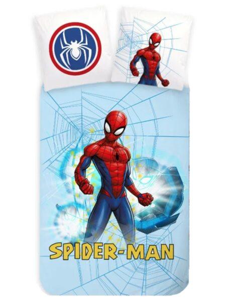 SpiderMan Dekbedovertrek Blue 140 x 200 cm - 70 x 90 cm - katoen