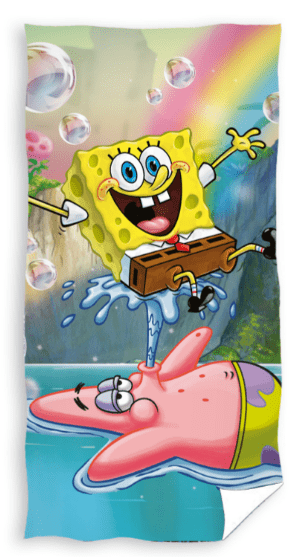 Spongebob strandlaken meerkleurig 70x140cm