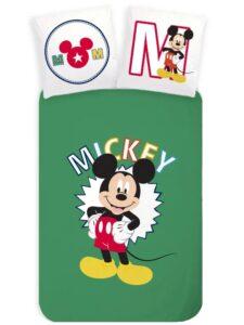 mickey mouse Green Dekbedovertrek 140 x 200 cm - 70 x 90 cm - katoen