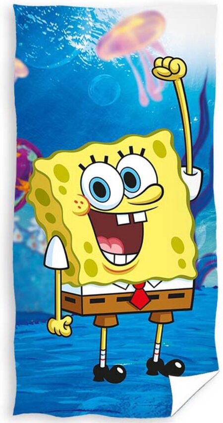 Spongebob strandlaken meerkleurig 70x140cm
