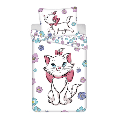 Disney Aris to Cats dekbedovertrek Flowers - 140 x 200 cm - Katoen