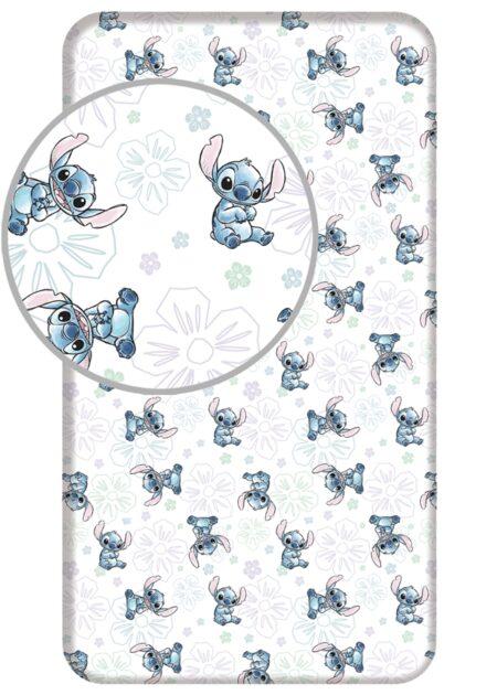 Stitch hoeslaken ohana white 90 x 200 - katoen