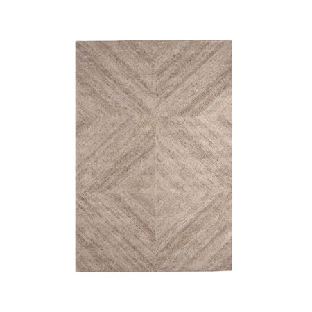 LABEL51 Vloerkleden Blendy - Taupe - Wol - 160x230 cm