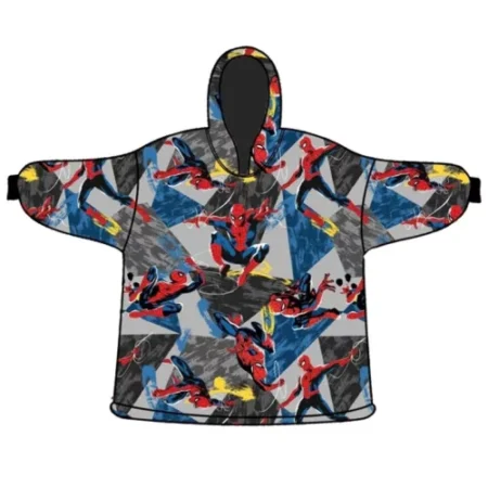 SpiderMan Hoodie Fleece deken oragami