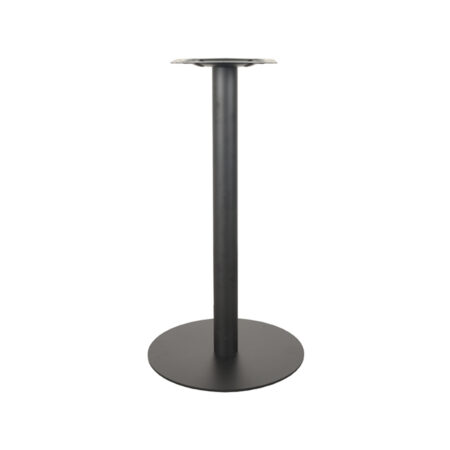 LABEL51 Bartafel Tafelpoot Enkel - Zwart - Metaal - Enkel Rond 92 cm