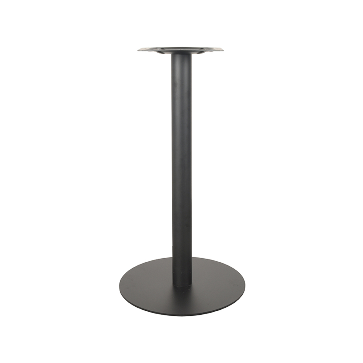 LABEL51 Bartafel Tafelpoot Enkel - Zwart - Metaal - Enkel Rond 92 cm