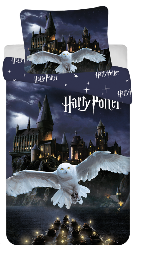 Harry Potter Dekbedovertrek Zweinstein - 140 x 200 cm - 70 x 90 cm