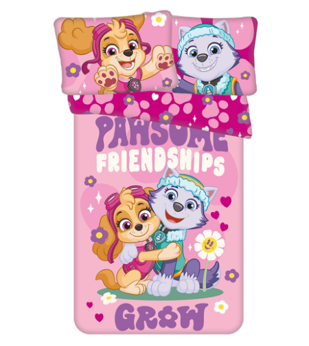 roze paw patrol dekbed