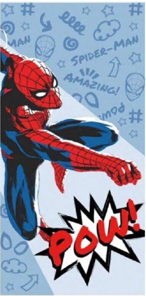 Spiderman handdoek POW! polyester 70 x 140 cm