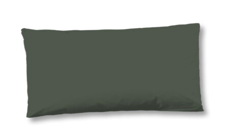 HIP Kussensloop "uni dessin" - Groen - (40x80 cm) - Katoen Satijn