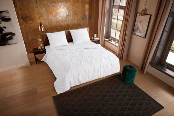 Pure Microfiber dekbedovertrek  "Elegance" - Wit