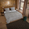 Pure Microfiber dekbedovertrek  "Zigzag" - Taupe