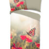 Good Morning Dekbedovertrek "bloemen en vlinders" - Multi - (155x220 cm) - Katoen