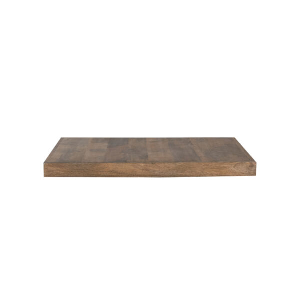 LABEL51 Eetkamertafel Tafelblad Straight Edge - Rough - Mangohout - 70 cm Straight
