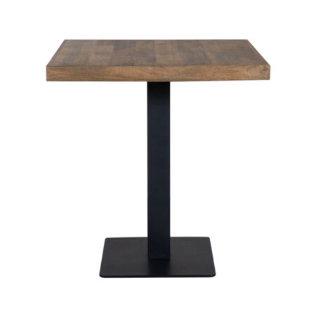 LABEL51 Eetkamertafel Tafelblad Straight Edge - Rough - Mangohout - 70 cm Straight