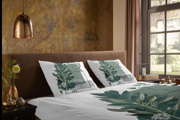 Pure Dekbedovertrek "" - Groen - (135x200 cm) - Microfiber - Afbeelding 3
