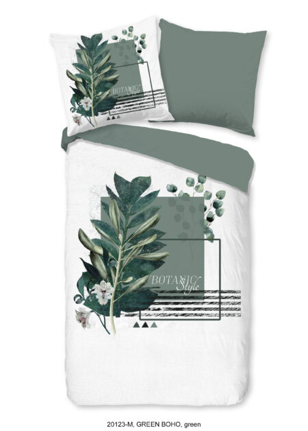 Pure Dekbedovertrek "" - Groen - (200x200 cm) - Microfiber