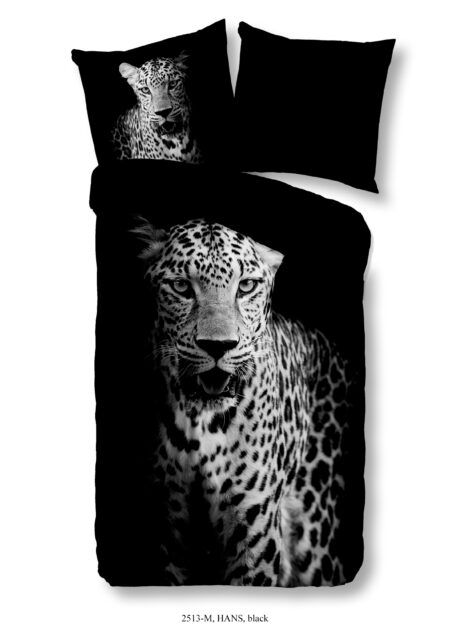 Pure Dekbedovertrek "luipaard" - Zwart - (135x200 cm) - Microfiber