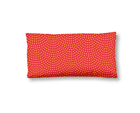 HIP Kussensloop "mandala's en bloemen" - Rood - (40x80 cm) - Katoen Satijn