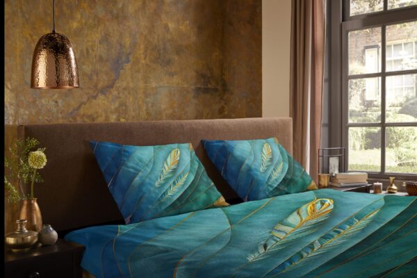 Pure Dekbedovertrek "veren" - Multi - (135x200 cm) - Microfiber - Afbeelding 3