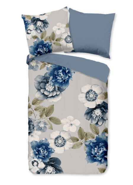 Good Morning Dekbedovertrek "bloemen" - Multi - (155x220 cm) - Katoen Flanel