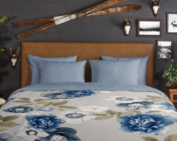Good Morning Dekbedovertrek "bloemen" - Multi - (140x200 cm) - Katoen Flanel - Afbeelding 3