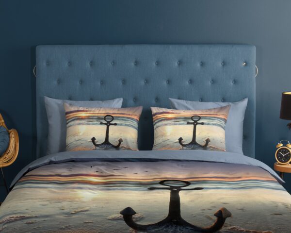 Good Morning Dekbedovertrek "strand/ zee" - Multi - (200x200/220 cm) - Katoen - Afbeelding 3